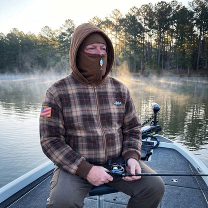 On the boat at sunrise